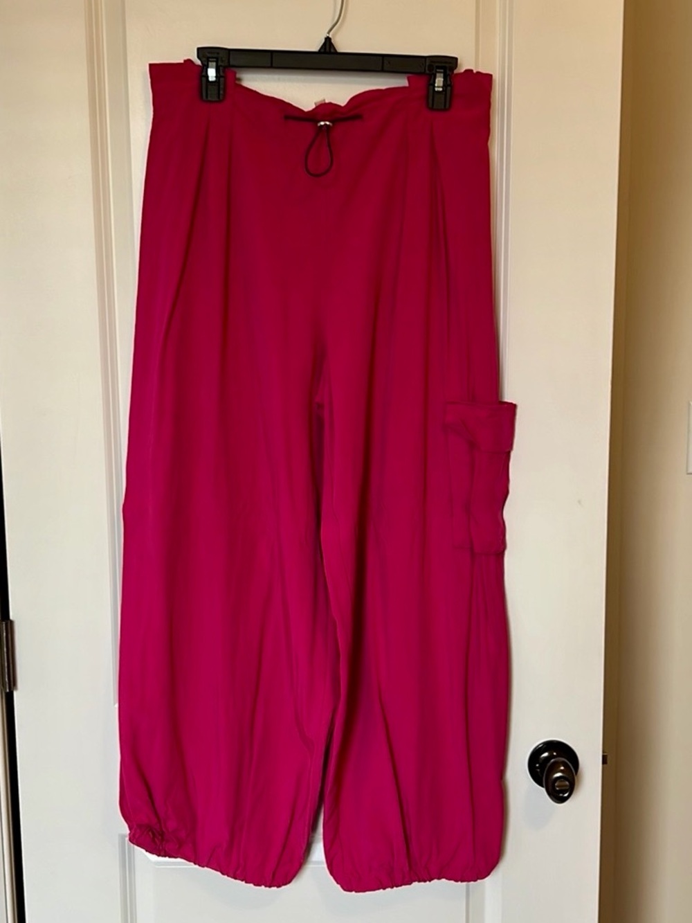 Carole Christian Bright Pink Elastic Waist Pants (M)